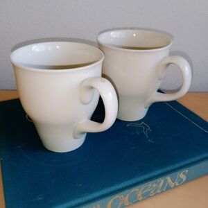 Russel Wright Classic Cream Mugs. Set Of Two